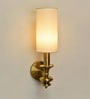 Cylindrical Fabric Shade LED Wall Lamp