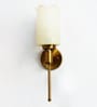 Cylindrical Flower Glass Wall Sconce