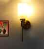 Cylindrical Flower Glass Wall Sconce