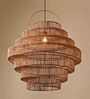 Cylindrical Rafia Hanging Lights