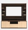 Cyndy Wall Unit in Wenge & Oak Finish