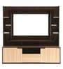 Cyndy Wall Unit in Wenge & Oak Finish