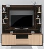 Cyndy Wall Unit in Wenge & Oak Finish