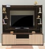 Cyndy Wall Unit in Wenge & Oak Finish