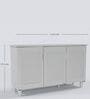 Cyra 3 Door Shoe Rack In White FInish