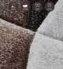 D Grey Abstract Polypropylene 6 ft x 4 ft Machine Made Carpet