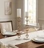 Gold D Strate Candle Set Of 2