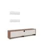 D3+D4 Tv Console In Noce Lyone Finish D3+D4 Tv Console In Noce Lyone Finish