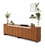 D3+D4 Tv Console In Noce Lyone Finish D3+D4 Tv Console In Noce Lyone Finish