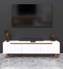 D3+D4 Tv Console In White And Canyon Oak Colour