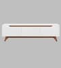 D3+D4 Tv Console In White And Canyon Oak Colour