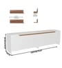 D3+D4 Tv Console In White Finish D3+D4 Tv Console In White Finish