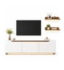 D3+D4 Tv Console In White Finish D3+D4 Tv Console In White Finish