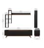 D3 Tv Unit In Black And Canyon Oak Finish