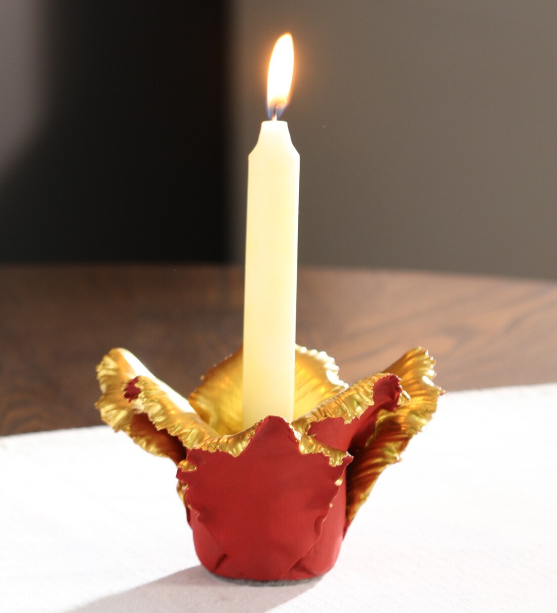 Buy Daffodil Ceramic Candle Holder by Aesthetics Online Candle