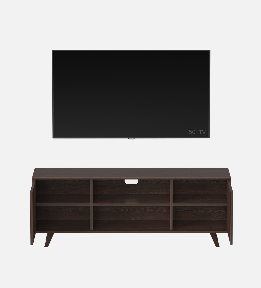 Buy Daisen TV Console for TV's upto 55 inches In Wenge Finish at