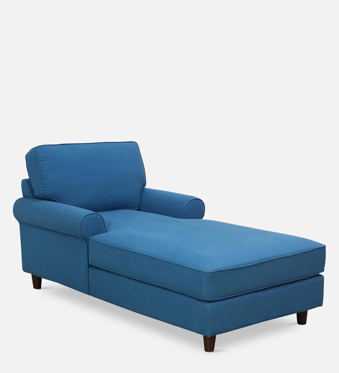 Buy Danies Chaise Lounger in Sapphire Blue Colour By Woodsworth Online