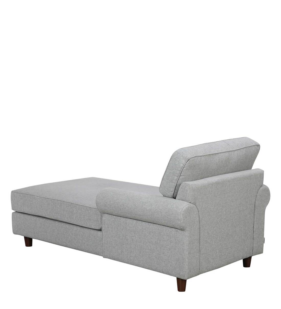 Buy Danies Chaise Lounger in Silver Colour By Woodsworth Online