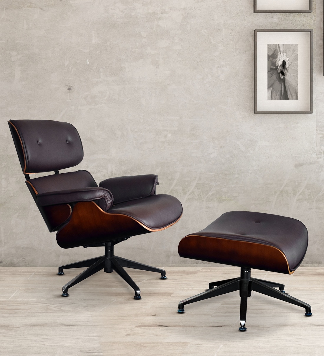 Eames chair and discount stool