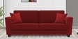 Daku Fabric 3 Seater Sofa In Blood Maroon Colour