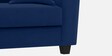 Daku Velvet Fabric 2 Seater Sofa In Beige Colour