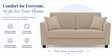 Daku Velvet Fabric 2 Seater Sofa In Blue Colour