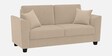 Daku Velvet Fabric 2 Seater Sofa In Blue Colour