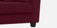 Daku Velvet Fabric 2 Seater Sofa In Maroon Colour
