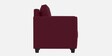 Daku Velvet Fabric 2 Seater Sofa In Maroon Colour