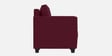 Daku Velvet Fabric 3 Seater Sofa In Maroon Colour