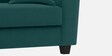 Daku Velvet Fabric 3 Seater Sofa In Teal Green Colour