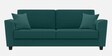 Daku Velvet Fabric 3 Seater Sofa In Teal Green Colour