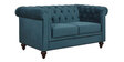 Dallas Fabric 2 Seater Sofa in Teal Colour