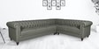 Dallas Corner Sofa in Buff Colour in L Shape