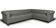 Dallas Corner Sofa in Buff Colour in L Shape