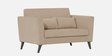 Daniel Fabric 2 Seater Sofa In Beige Colour