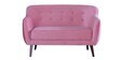 Darcy Velvet 2 Seater Sofa in Blush Pink Colour