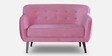 Darcy Velvet 2 Seater Sofa in Blush Pink Colour