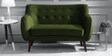 Darcy Velvet 2 Seater Sofa in Olive Green Colour