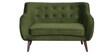 Darcy Velvet 2 Seater Sofa in Olive Green Colour