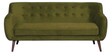 Darcy Velvet 3 Seater Sofa in Medallion Yellow Colour