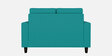 Darcy Fabric 2 Seater Sofa in Aqua Blue Colour