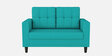Darcy Fabric 2 Seater Sofa in Aqua Blue Colour