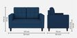 Darcy Fabric 2 Seater Sofa in Blue Colour