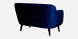 Darcy Fabric 2 Seater Sofa in Royal Blue Colour