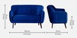 Darcy Fabric 2 Seater Sofa in Royal Blue Colour