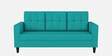 Darcy Fabric 3 Seater Sofa in Aqua Blue Colour