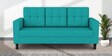 Darcy Fabric 3 Seater Sofa in Aqua Blue Colour