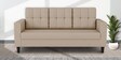 Darcy Fabric 3 Seater Sofa in Beige Colour