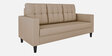 Darcy Fabric 3 Seater Sofa in Beige Colour
